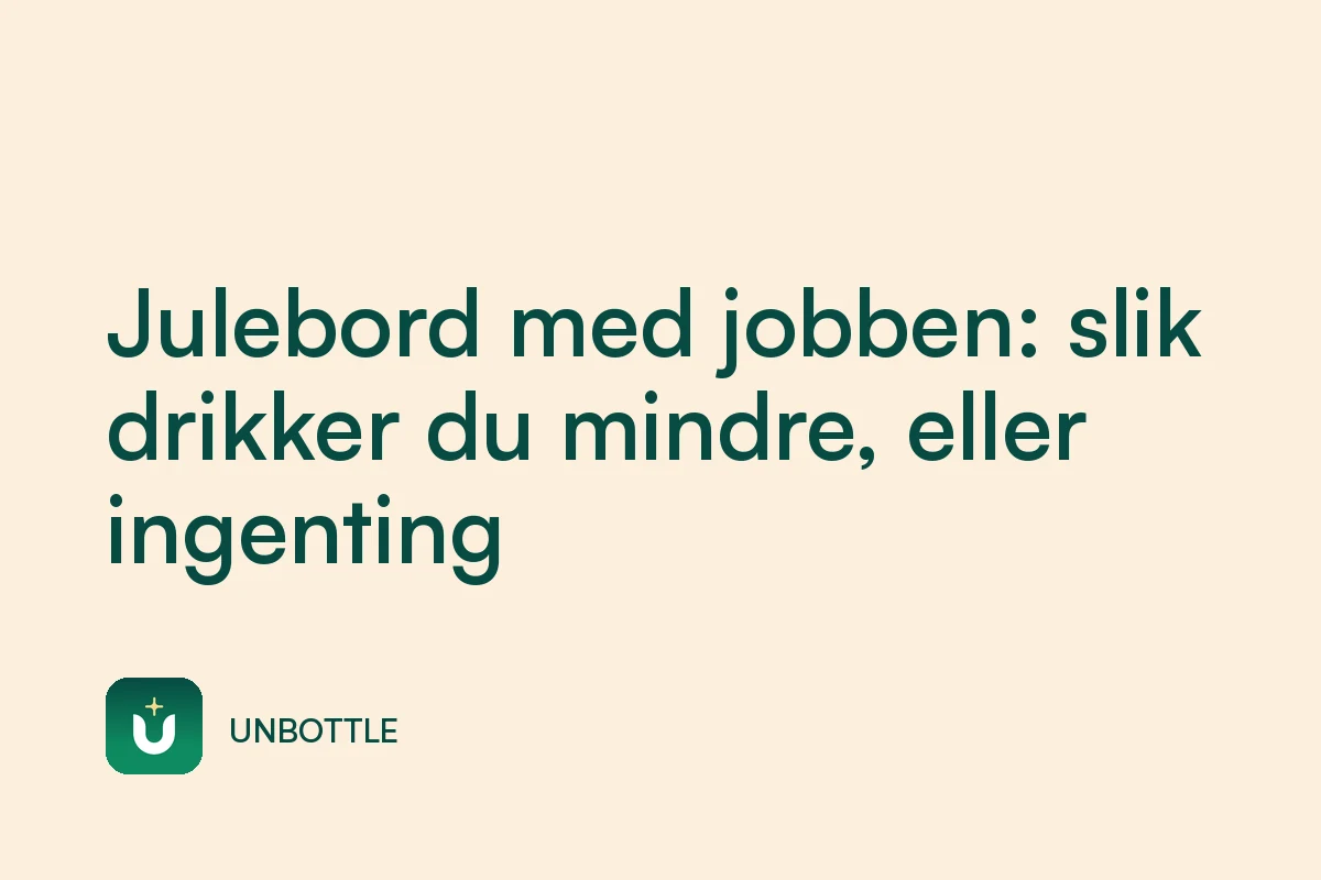 Omslagsbilde med artikkeltittelen og Unbottle-logoen